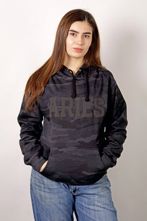 Camo Puff Print Hoodie