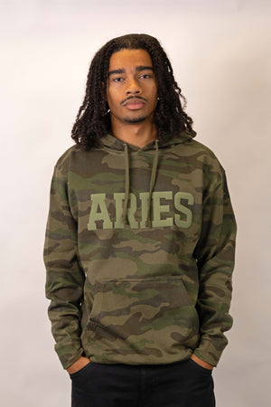 Camo Premium Puff Print Hoodie