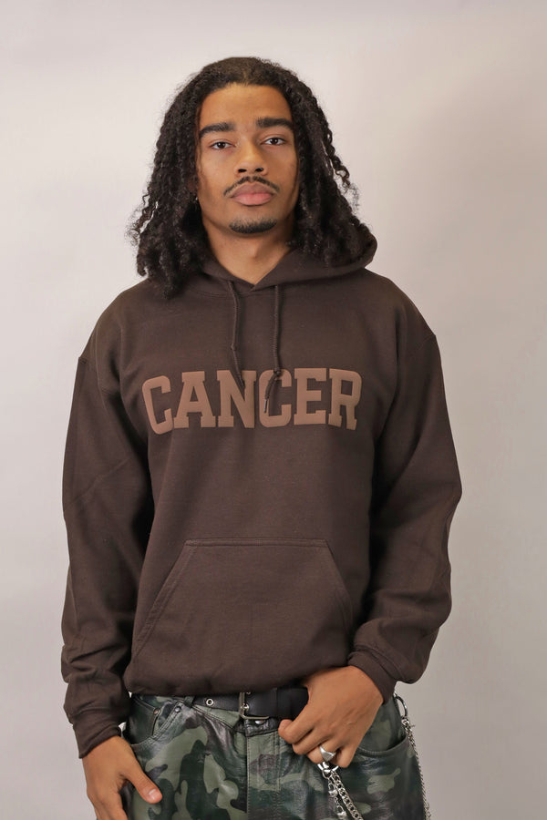 Chocolate Zodiac Puff Hoodie