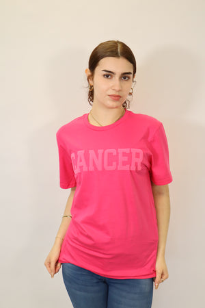 Pink Zodiac Puff Print T-Shirt