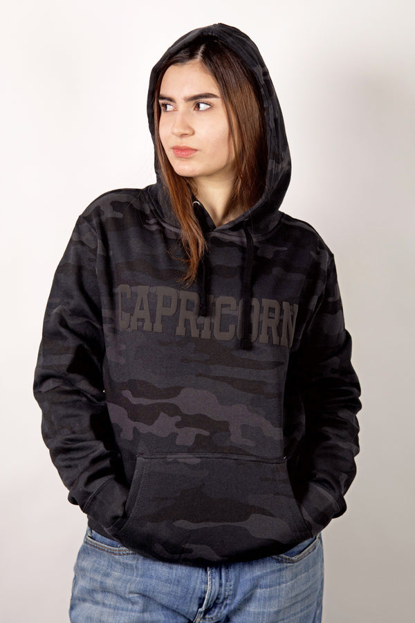 Camo Puff Print Hoodie