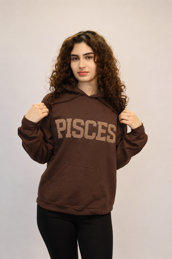 Chocolate Zodiac Puff Hoodie