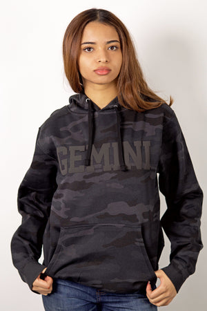 Camo Puff Print Hoodie