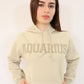 Sand Zodiac Puff Print Hoodie