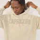 Sand Zodiac Puff Print Hoodie