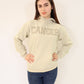 Sand Zodiac Puff Print Hoodie