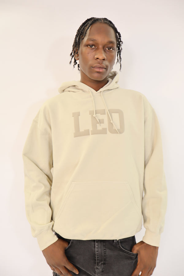 Sand Zodiac Puff Print Hoodie