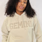 Sand Zodiac Puff Print Hoodie