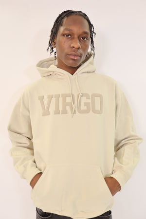 Sand Zodiac Puff Print Hoodie