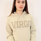 Sand Zodiac Puff Print Hoodie