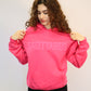 Pink Zodiac Puff Print Hoodie