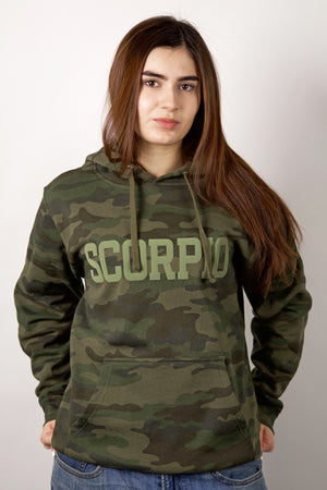 Camo Puff Print Hoodie
