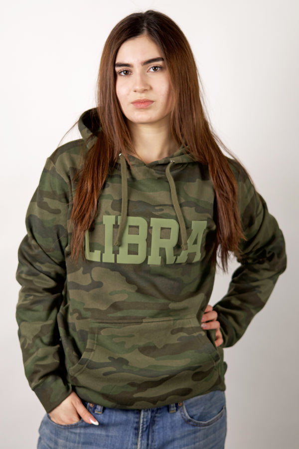 Camo Puff Print Hoodie
