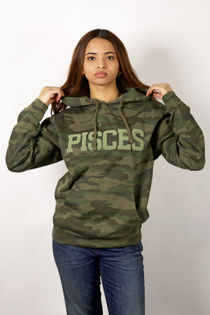 Camo Puff Print Hoodie