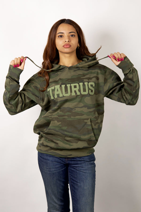 Camo Puff Print Hoodie