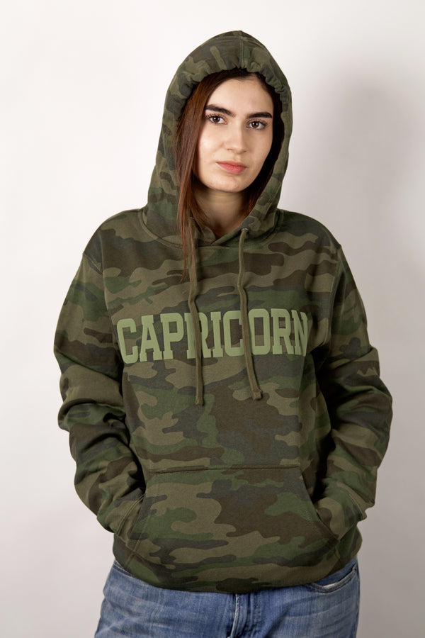 Camo Puff Print Hoodie