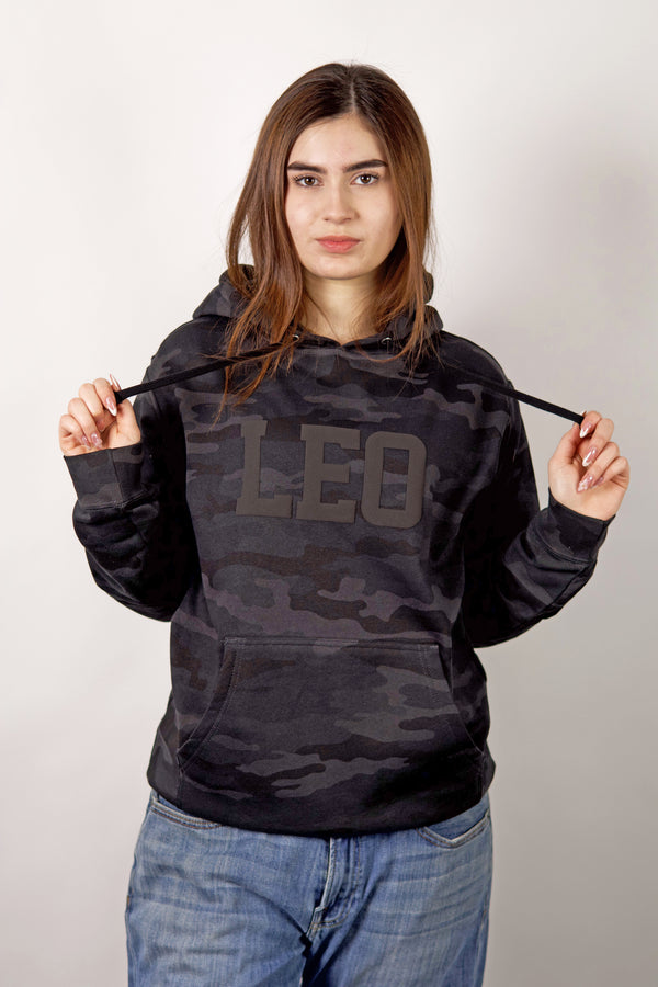Camo Puff Print Hoodie