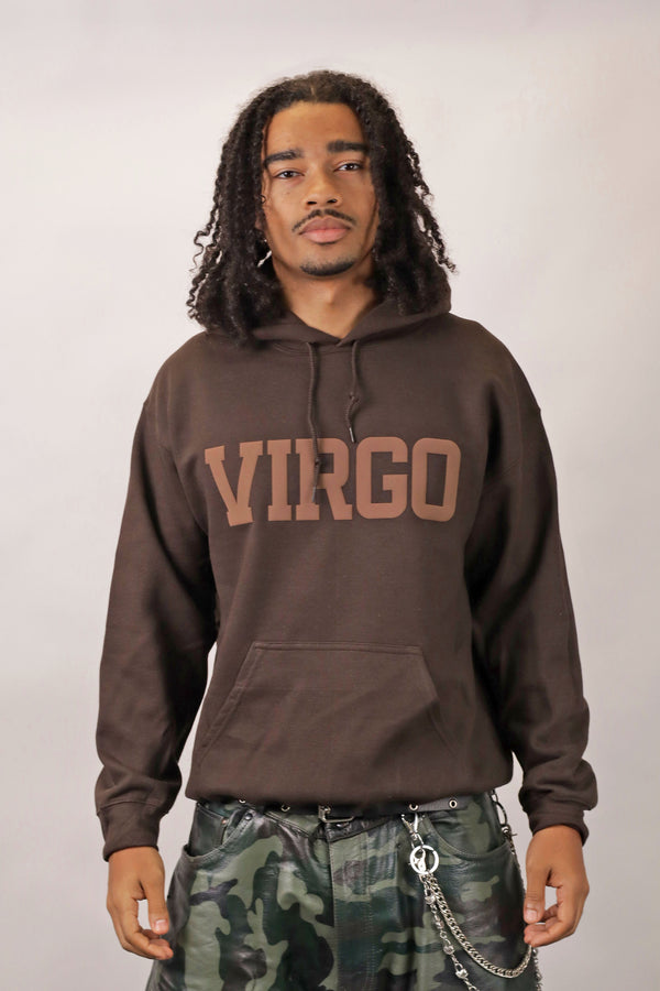 Chocolate Zodiac Puff Hoodie